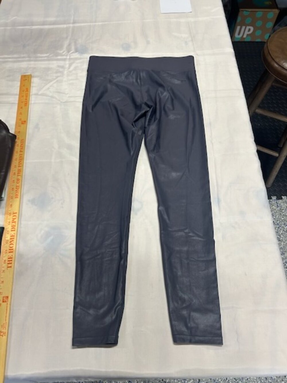Carbon38 Takara Shine Regular Waist Legging Charcoal Grey Large Ankle Length - Picture 5 of 13